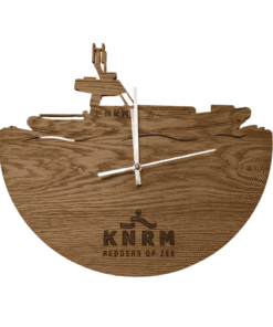 KNRM luxe eikenhouten klok - Afbeelding 2