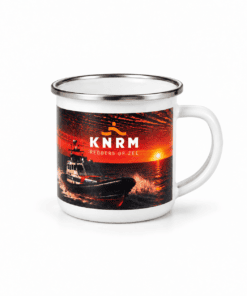 KNRM Emaille mok